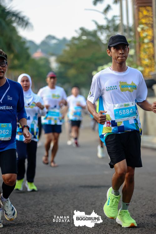 Race photo from Taman Budaya x BOGORUN 2025