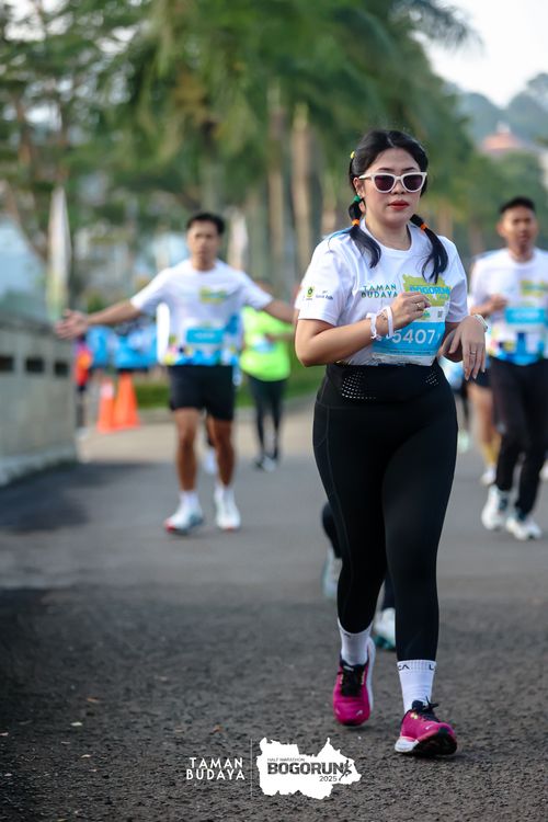 Race photo from Taman Budaya x BOGORUN 2025