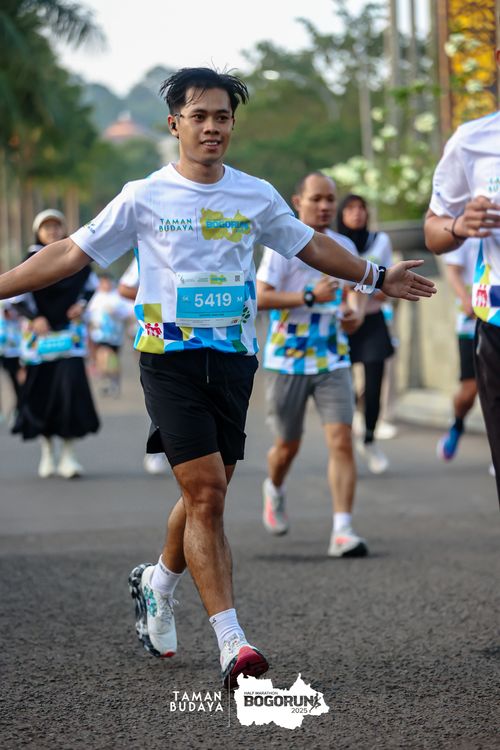Race photo from Taman Budaya x BOGORUN 2025