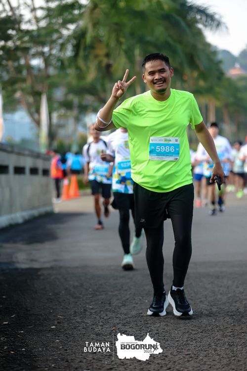 Race photo from Taman Budaya x BOGORUN 2025