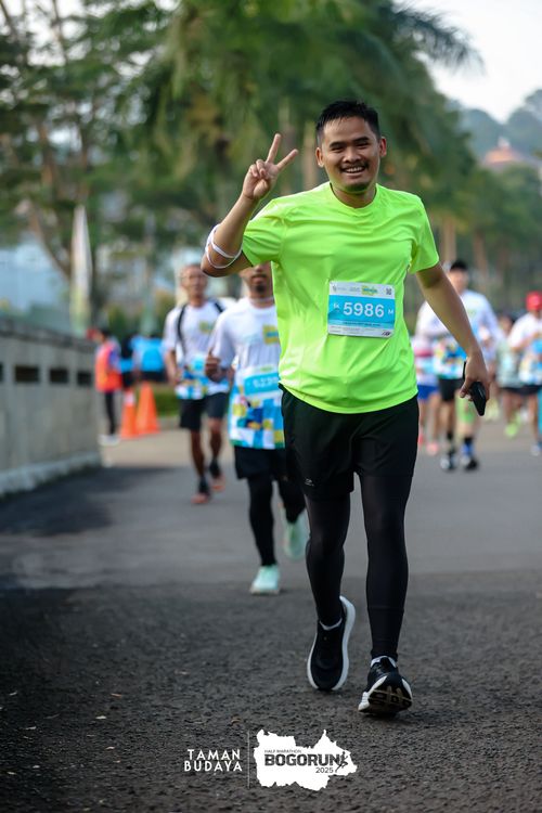 Race photo from Taman Budaya x BOGORUN 2025