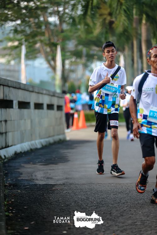 Race photo from Taman Budaya x BOGORUN 2025