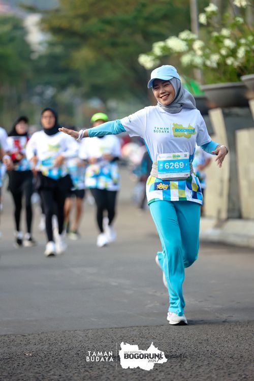 Race photo from Taman Budaya x BOGORUN 2025