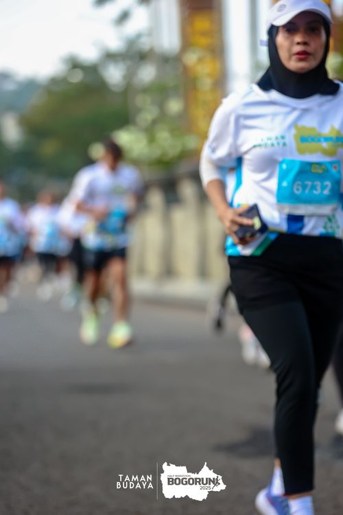 Race photo from Taman Budaya x BOGORUN 2025