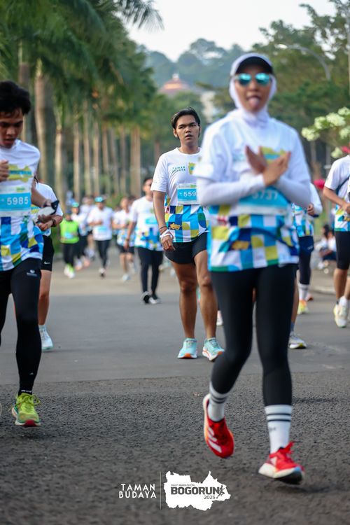 Race photo from Taman Budaya x BOGORUN 2025