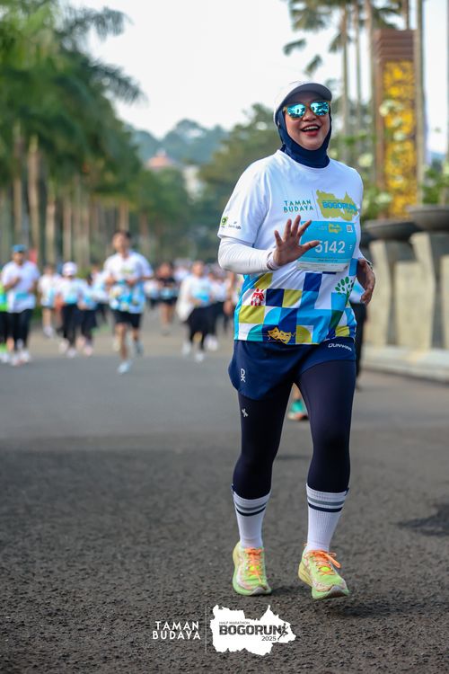 Race photo from Taman Budaya x BOGORUN 2025