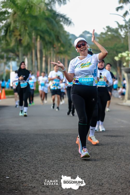 Race photo from Taman Budaya x BOGORUN 2025