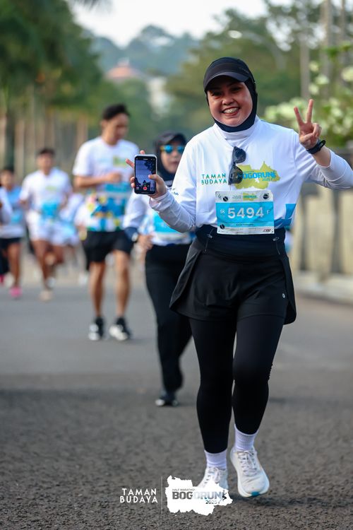 Race photo from Taman Budaya x BOGORUN 2025