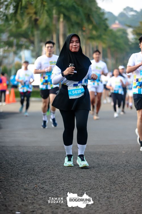 Race photo from Taman Budaya x BOGORUN 2025