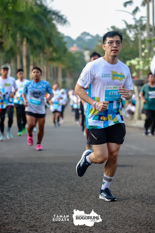 Race photo from Taman Budaya x BOGORUN 2025