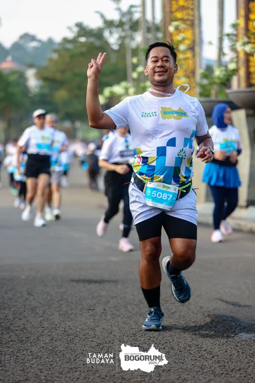 Race photo from Taman Budaya x BOGORUN 2025