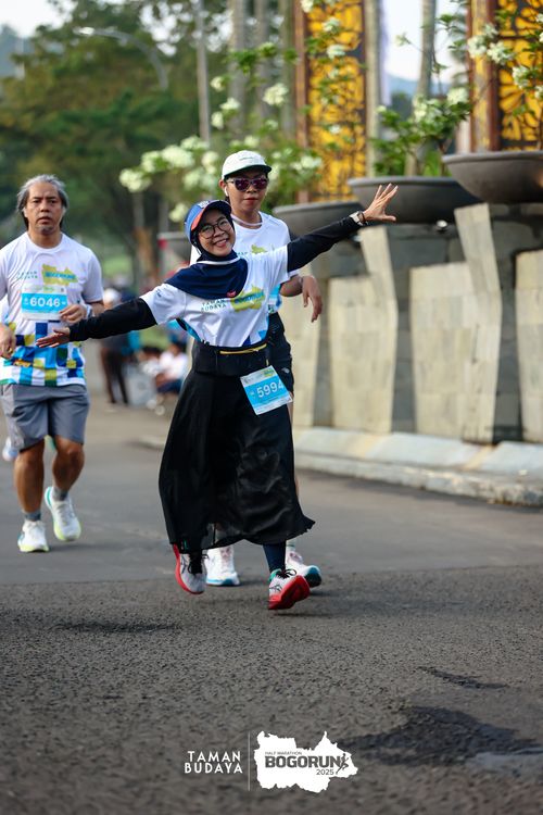 Race photo from Taman Budaya x BOGORUN 2025