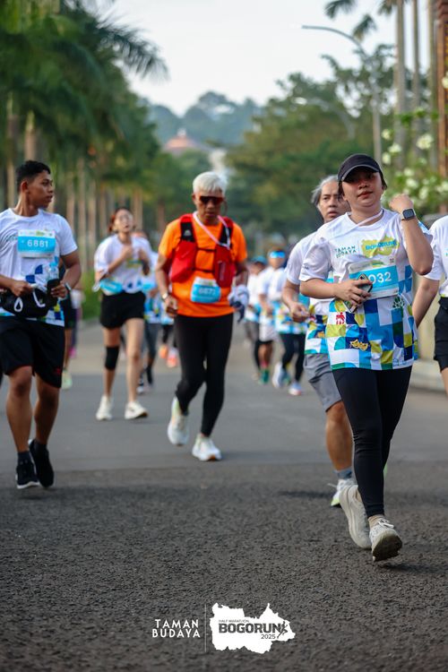 Race photo from Taman Budaya x BOGORUN 2025