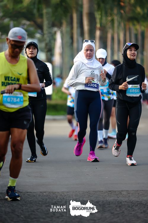 Race photo from Taman Budaya x BOGORUN 2025