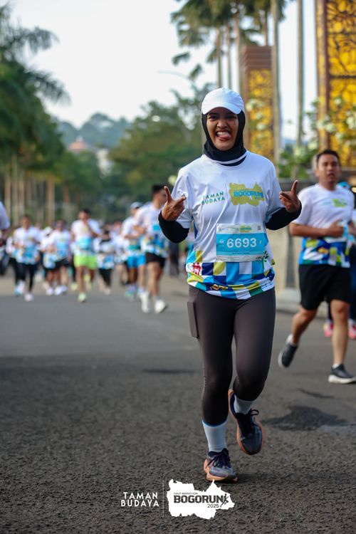 Race photo from Taman Budaya x BOGORUN 2025