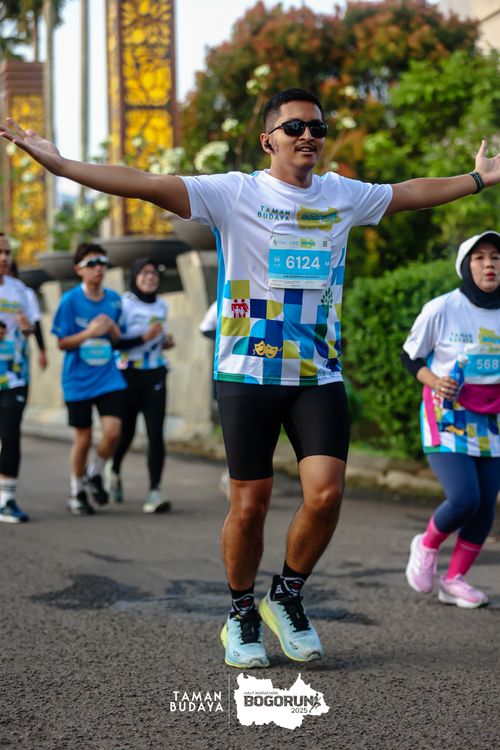 Race photo from Taman Budaya x BOGORUN 2025