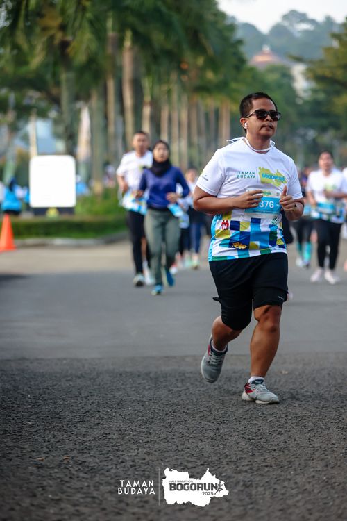 Race photo from Taman Budaya x BOGORUN 2025