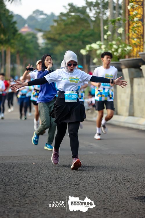 Race photo from Taman Budaya x BOGORUN 2025