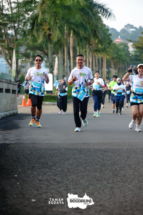 Race photo from Taman Budaya x BOGORUN 2025