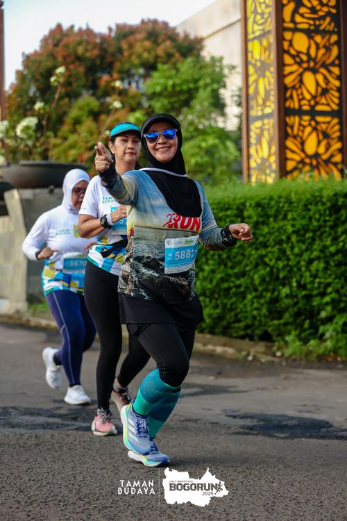 Race photo from Taman Budaya x BOGORUN 2025