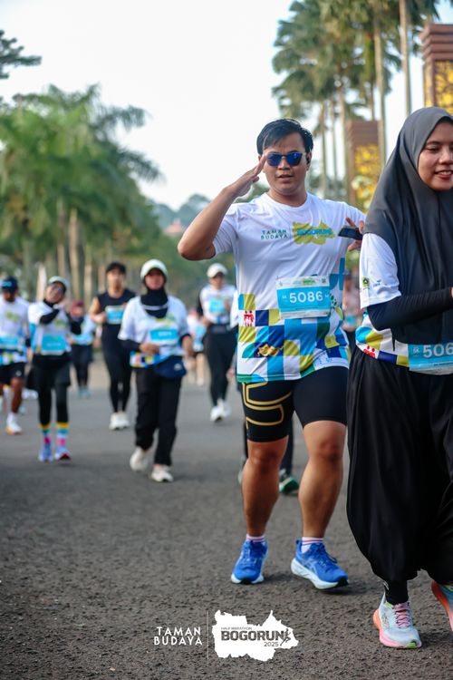 Race photo from Taman Budaya x BOGORUN 2025