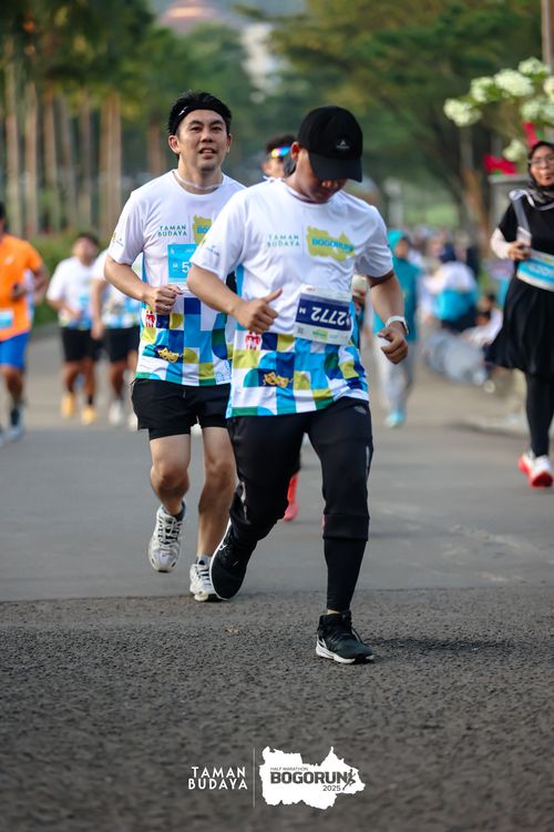 Race photo from Taman Budaya x BOGORUN 2025