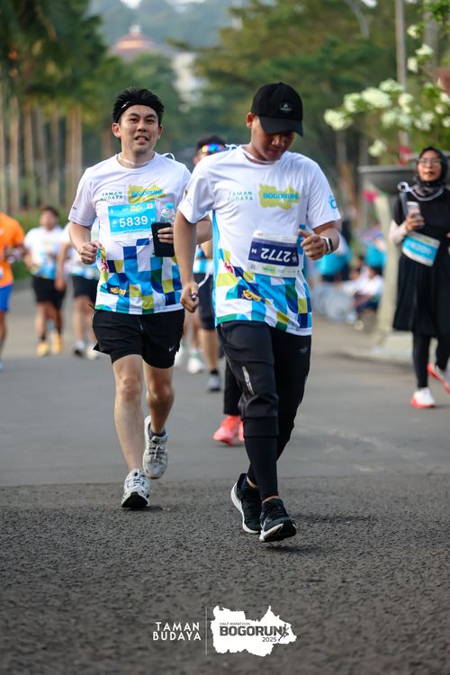 Race photo from Taman Budaya x BOGORUN 2025