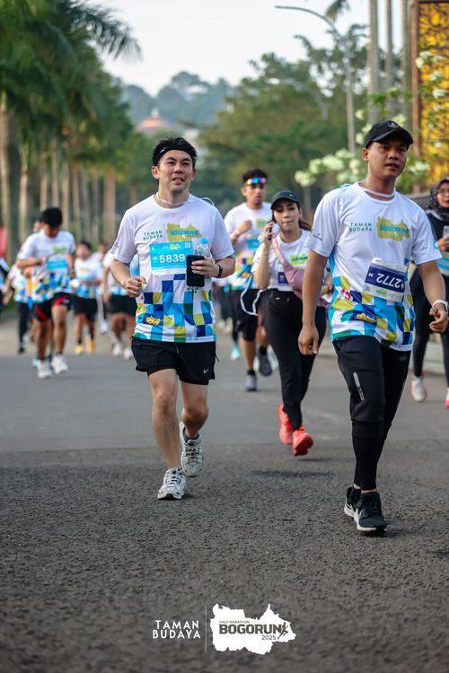 Race photo from Taman Budaya x BOGORUN 2025