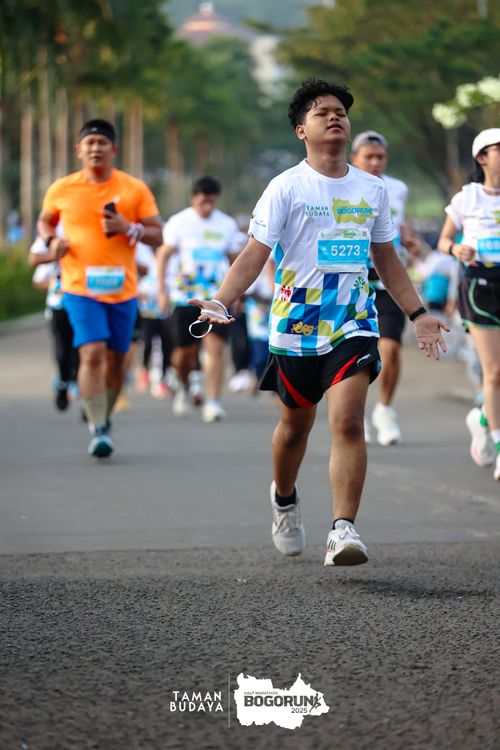 Race photo from Taman Budaya x BOGORUN 2025