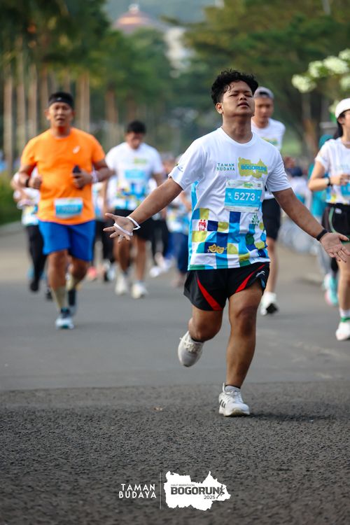 Race photo from Taman Budaya x BOGORUN 2025