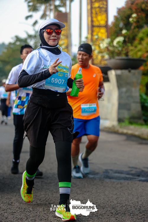 Race photo from Taman Budaya x BOGORUN 2025