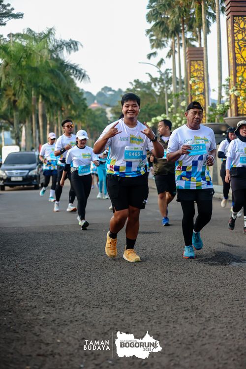 Race photo from Taman Budaya x BOGORUN 2025