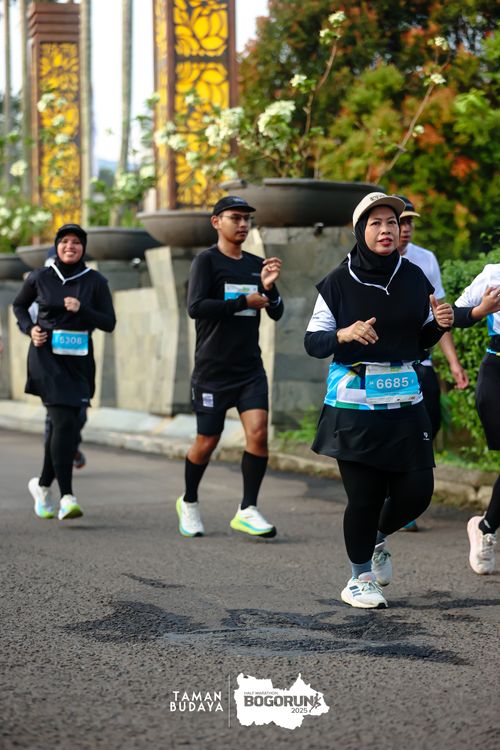 Race photo from Taman Budaya x BOGORUN 2025