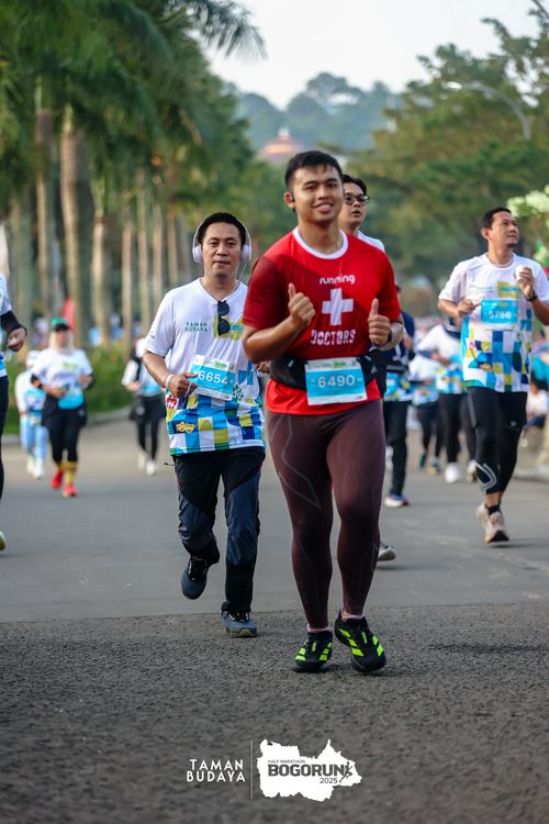 Race photo from Taman Budaya x BOGORUN 2025