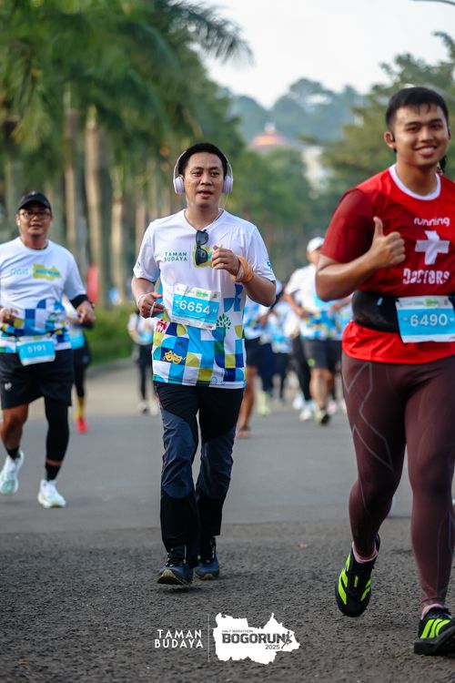 Race photo from Taman Budaya x BOGORUN 2025