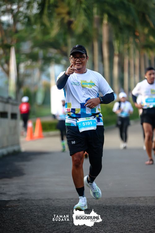 Race photo from Taman Budaya x BOGORUN 2025