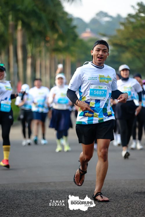 Race photo from Taman Budaya x BOGORUN 2025