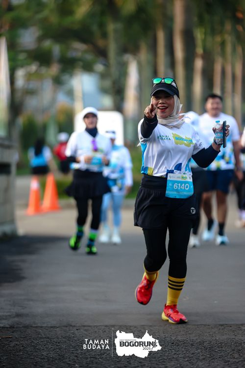 Race photo from Taman Budaya x BOGORUN 2025