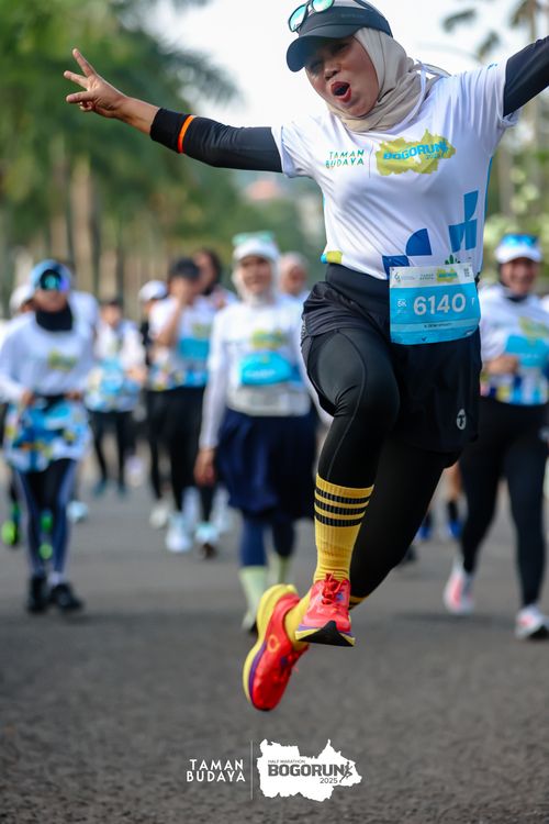 Race photo from Taman Budaya x BOGORUN 2025