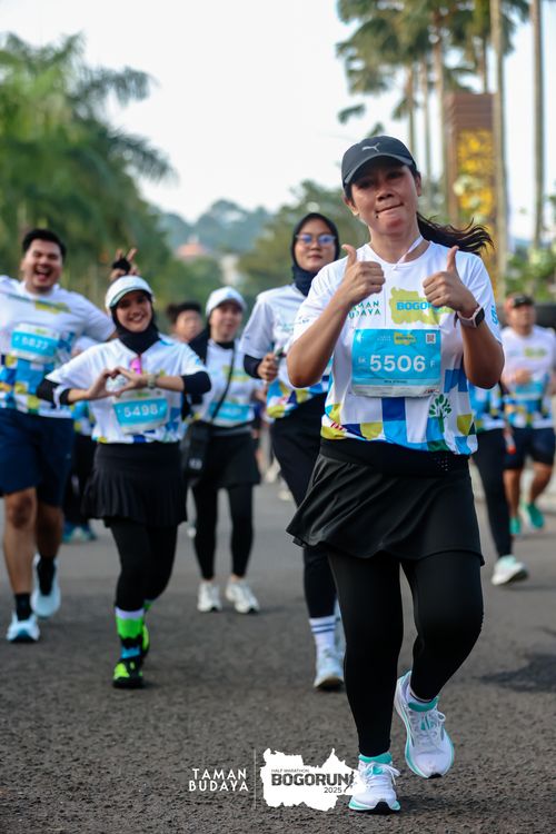 Race photo from Taman Budaya x BOGORUN 2025