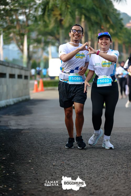 Race photo from Taman Budaya x BOGORUN 2025