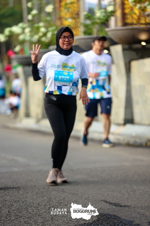 Race photo from Taman Budaya x BOGORUN 2025