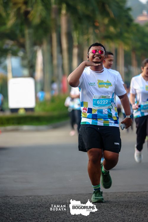 Race photo from Taman Budaya x BOGORUN 2025