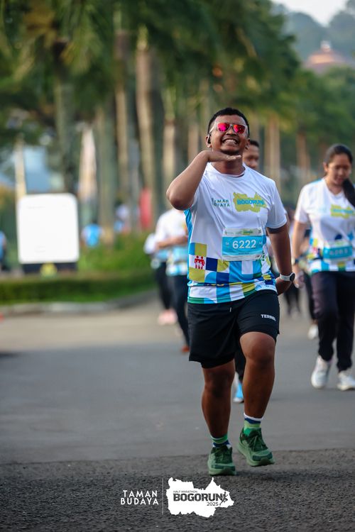 Race photo from Taman Budaya x BOGORUN 2025