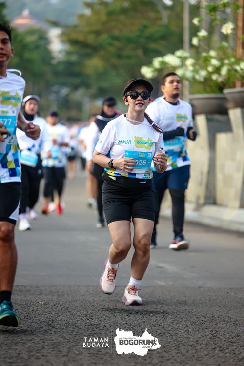 Race photo from Taman Budaya x BOGORUN 2025