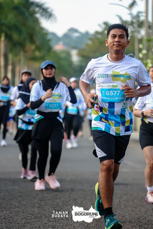 Race photo from Taman Budaya x BOGORUN 2025