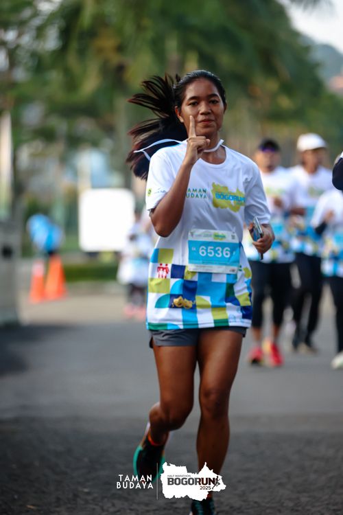 Race photo from Taman Budaya x BOGORUN 2025