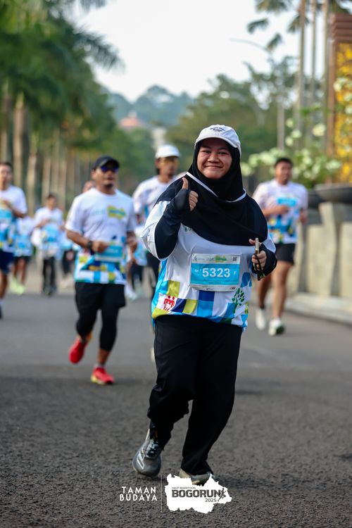 Race photo from Taman Budaya x BOGORUN 2025
