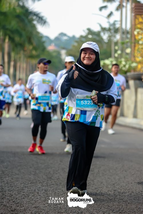 Race photo from Taman Budaya x BOGORUN 2025