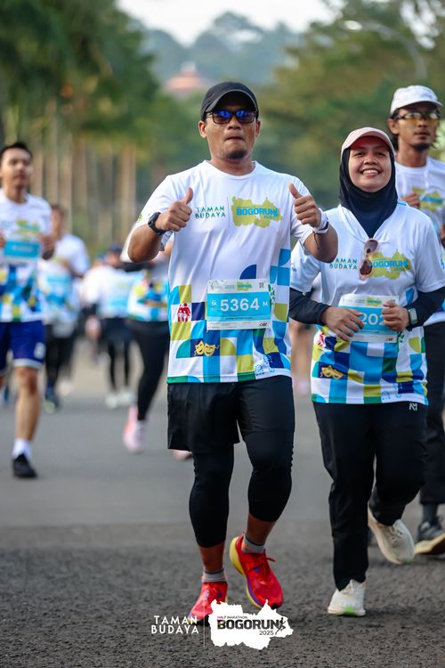Race photo from Taman Budaya x BOGORUN 2025